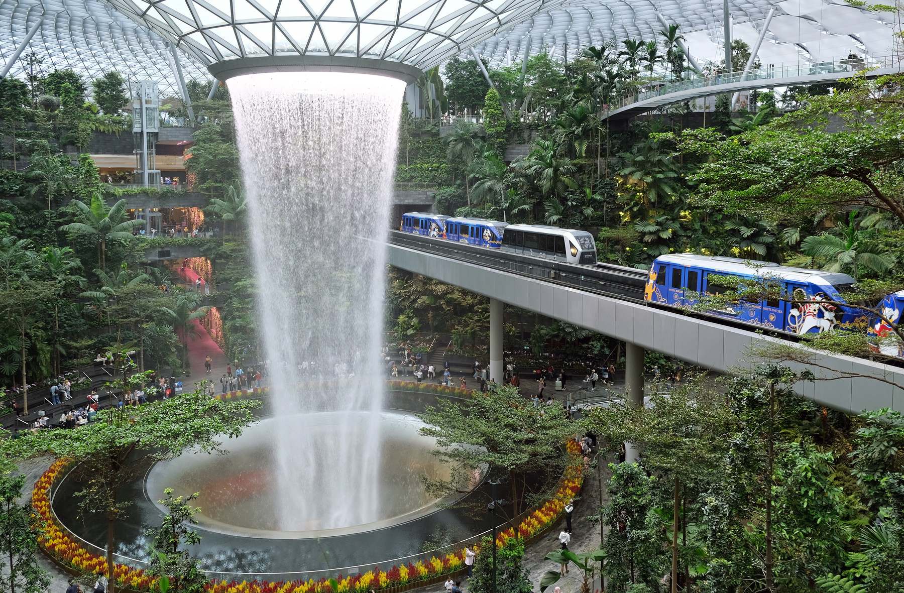 HSBC Rain Vortex inside Jewel Changi Airport — Asia’s Airports Want to Be Your First Destination