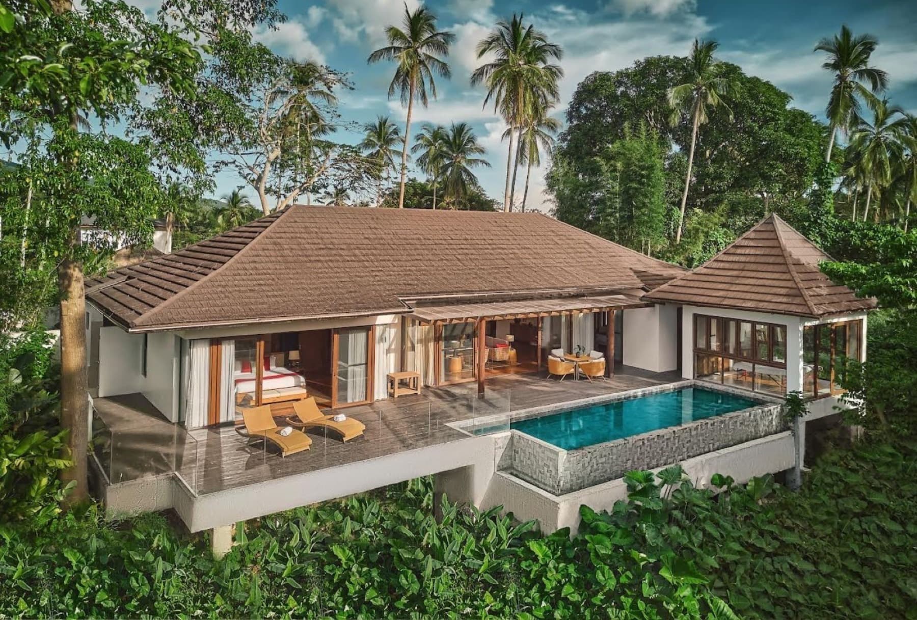 Elevated pool villa amid tropical forest at The Farm at San Benito in Lipa, Batangas — The Philippines’ First Autograph Hotel Is a Wellness Sanctuary Outside Manila