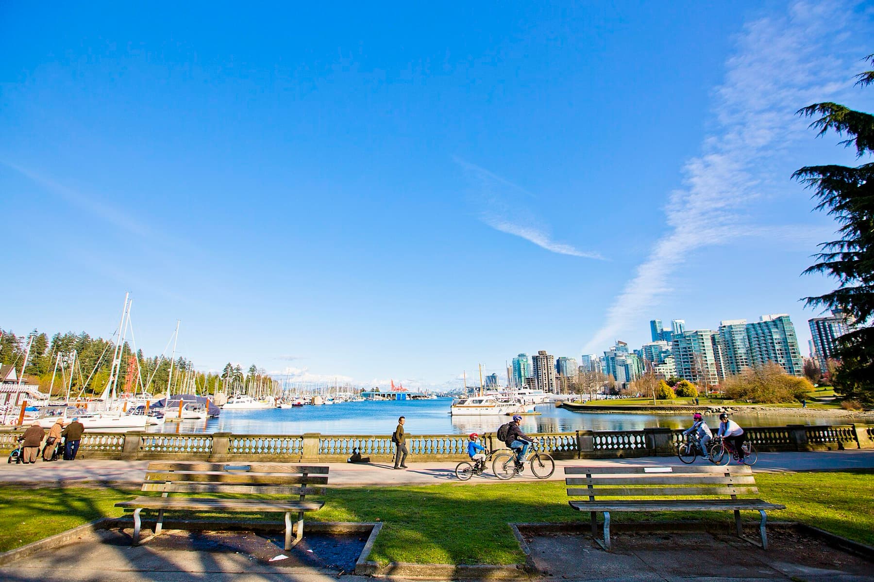 Vancouver Coal Harbour from Stanley Park — Where to Go When You Have an Awkward Four Days Off