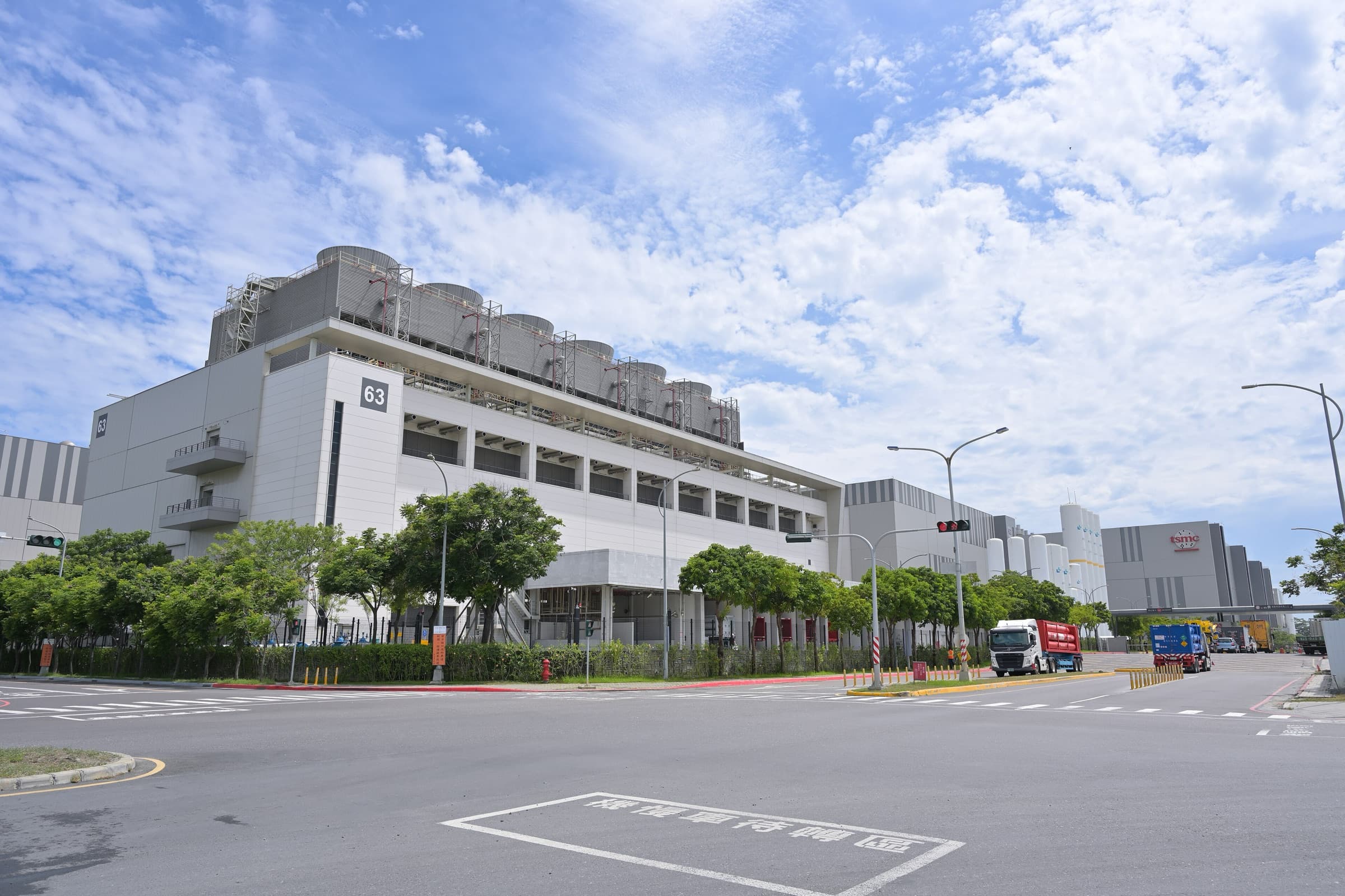 TSMC Fab 18 campus exterior in Taiwan, used as company context for the JASM Kumamoto ops update — TSMC’s Japan Fab Is on Utilities Again—Calibration Is the Slow Part