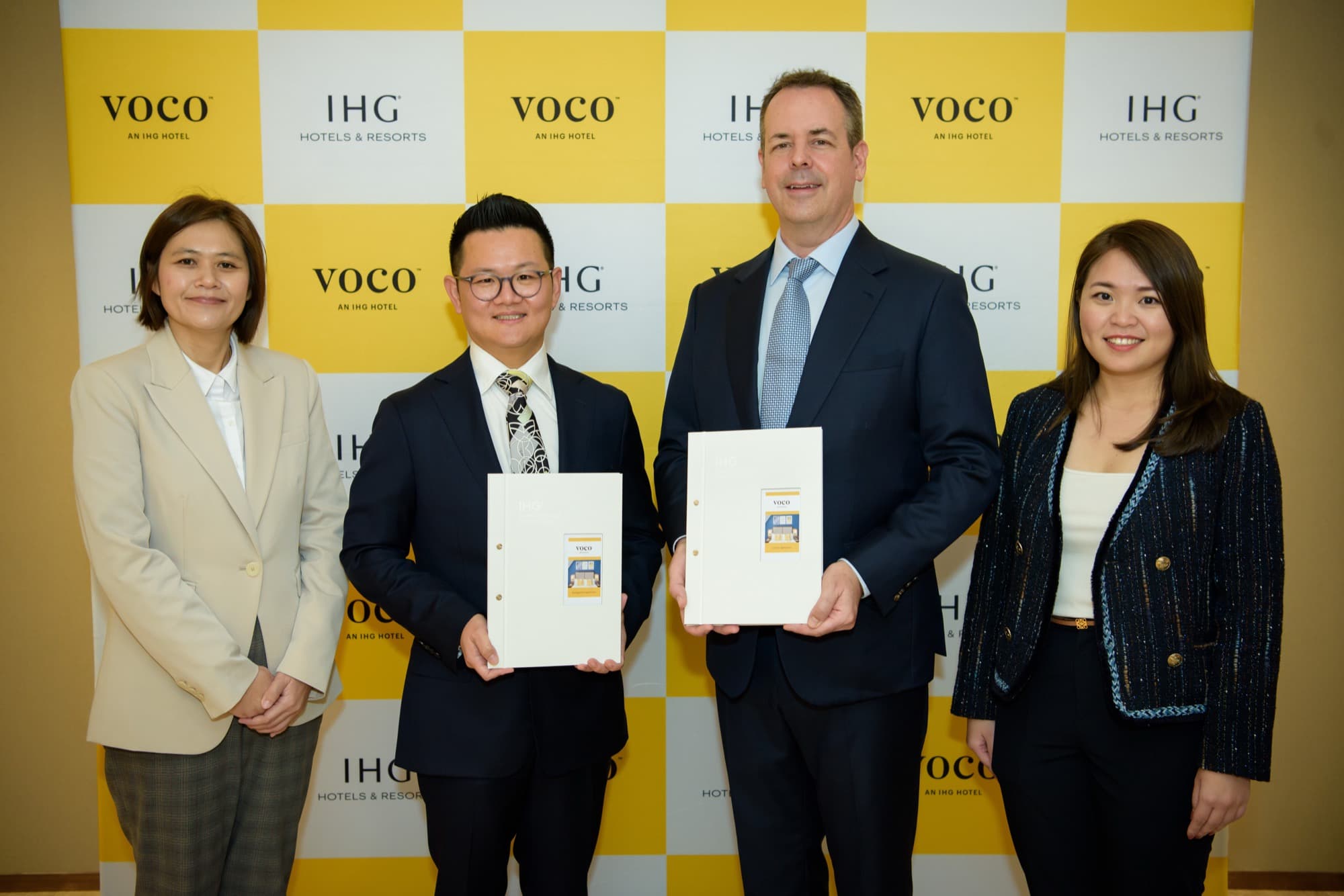 Dato’ Bobby Ting of Elica Equity with IHG and Elica colleagues at the voco Kuching partnership announcement — The Developer Who Bet Kuching Could Carry Malaysia’s First voco