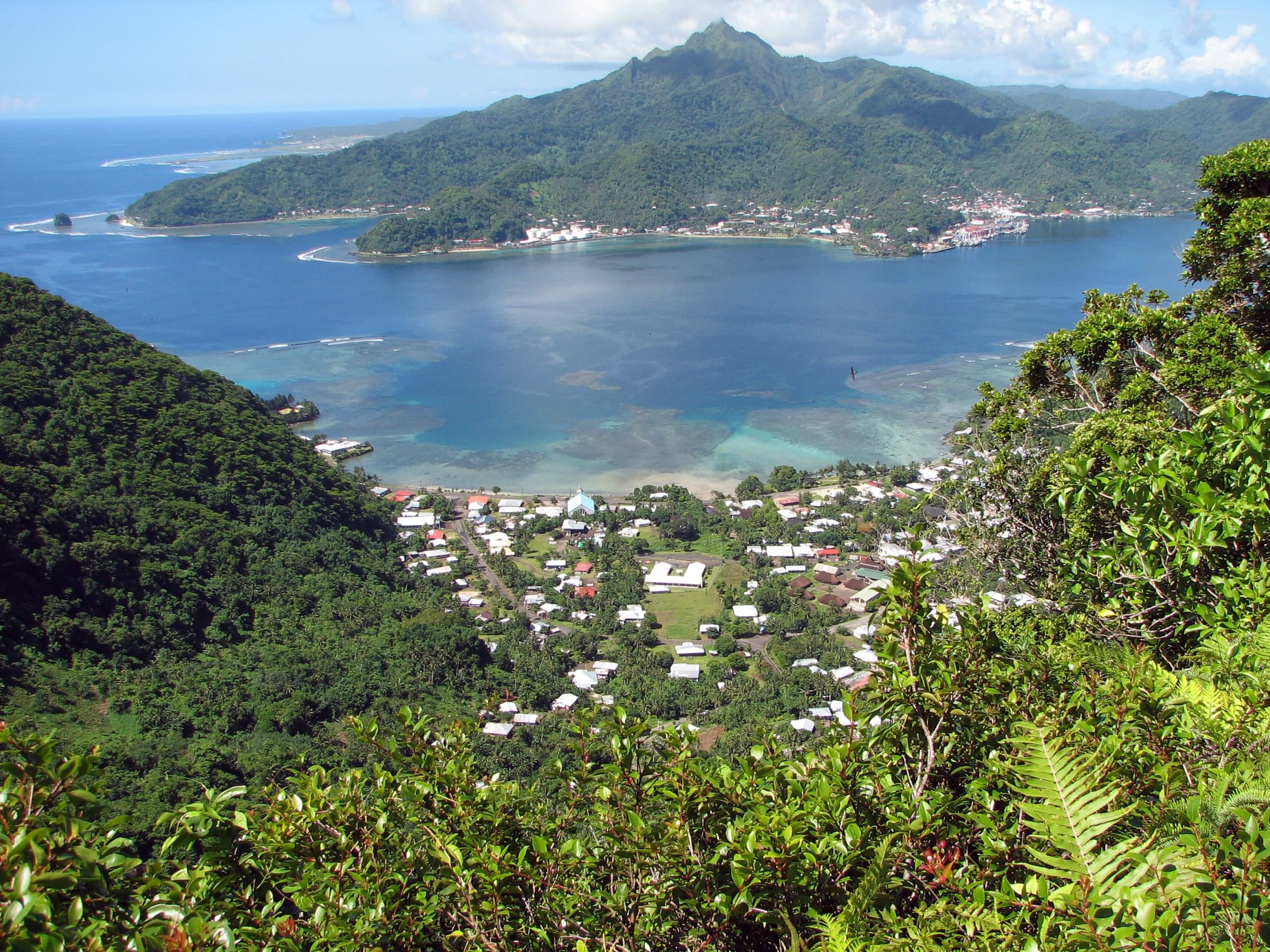 Pago Pago Harbor on Tutuila, American Samoa