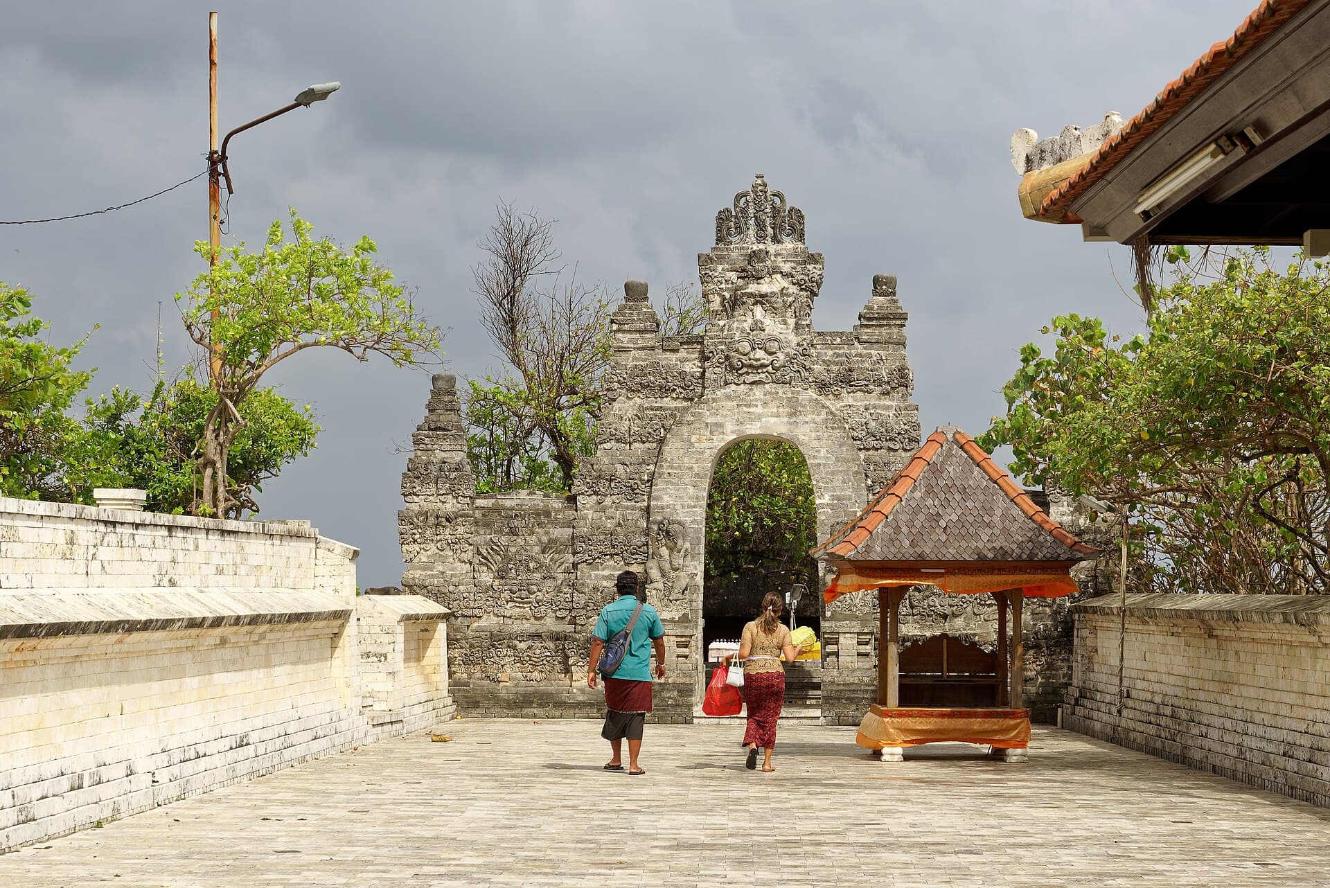 Pura Luhur Uluwatu temple on the Bukit peninsula in Bali