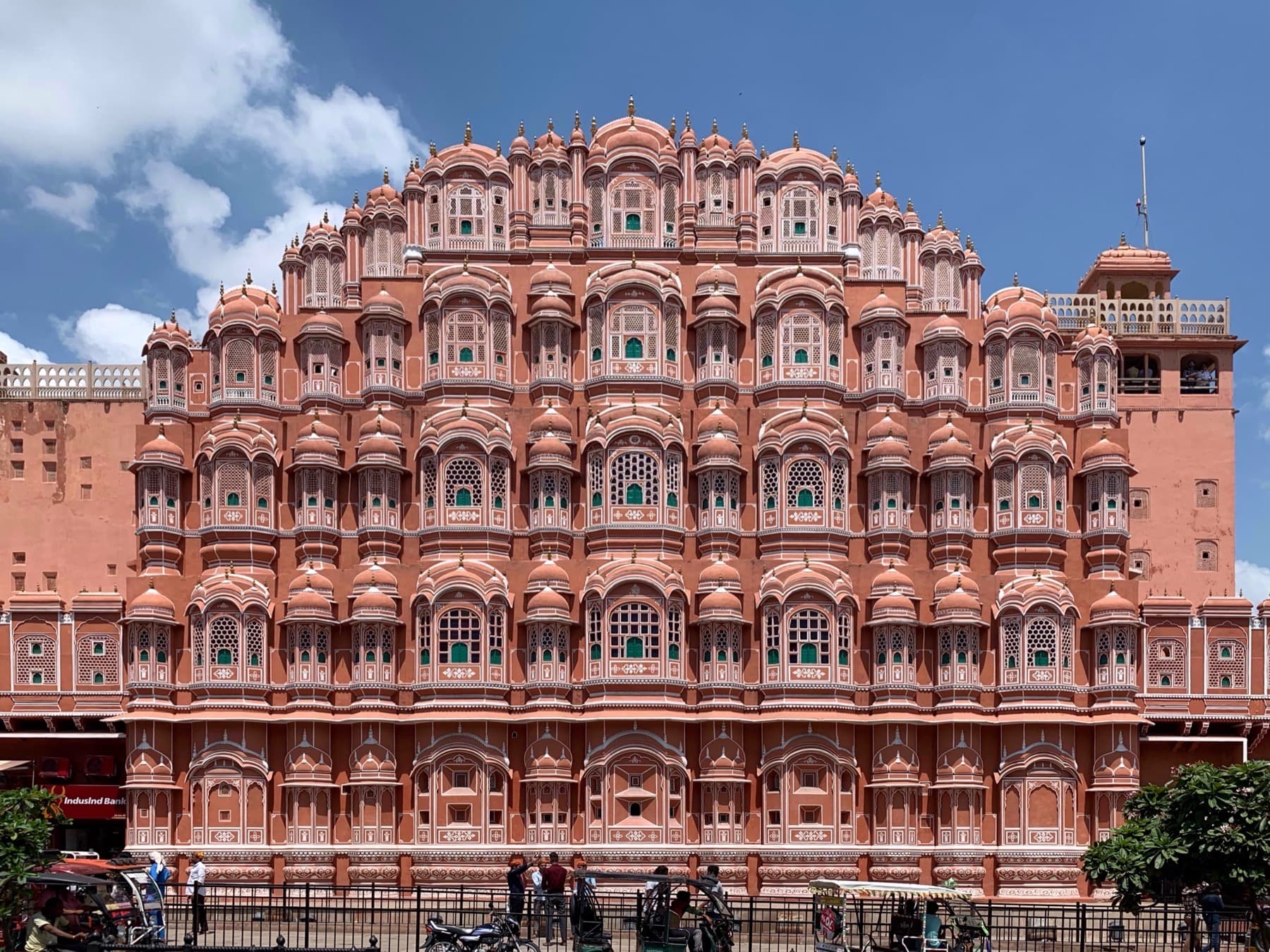 East façade of Hawa Mahal in Jaipur’s Old City