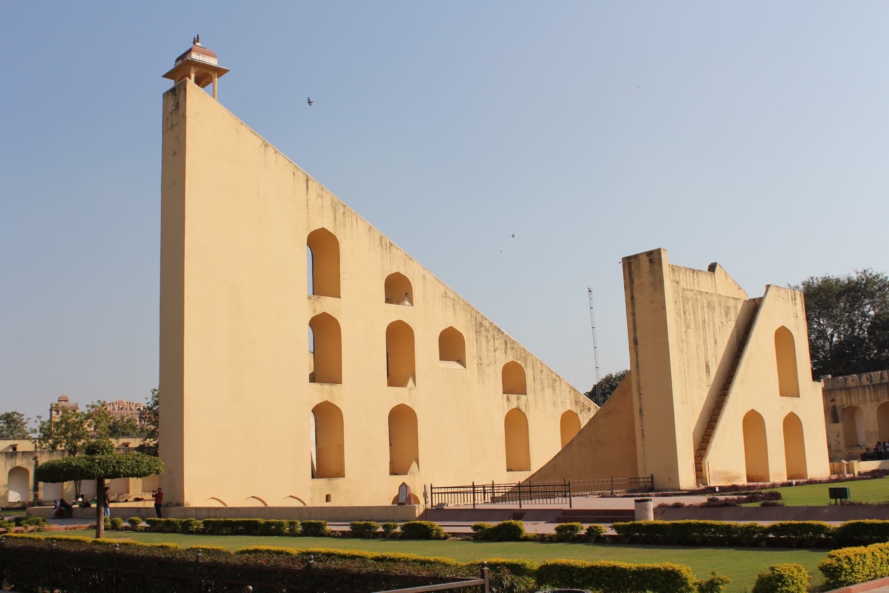 Brihat Samrat Yantra sundial at Jantar Mantar in Jaipur