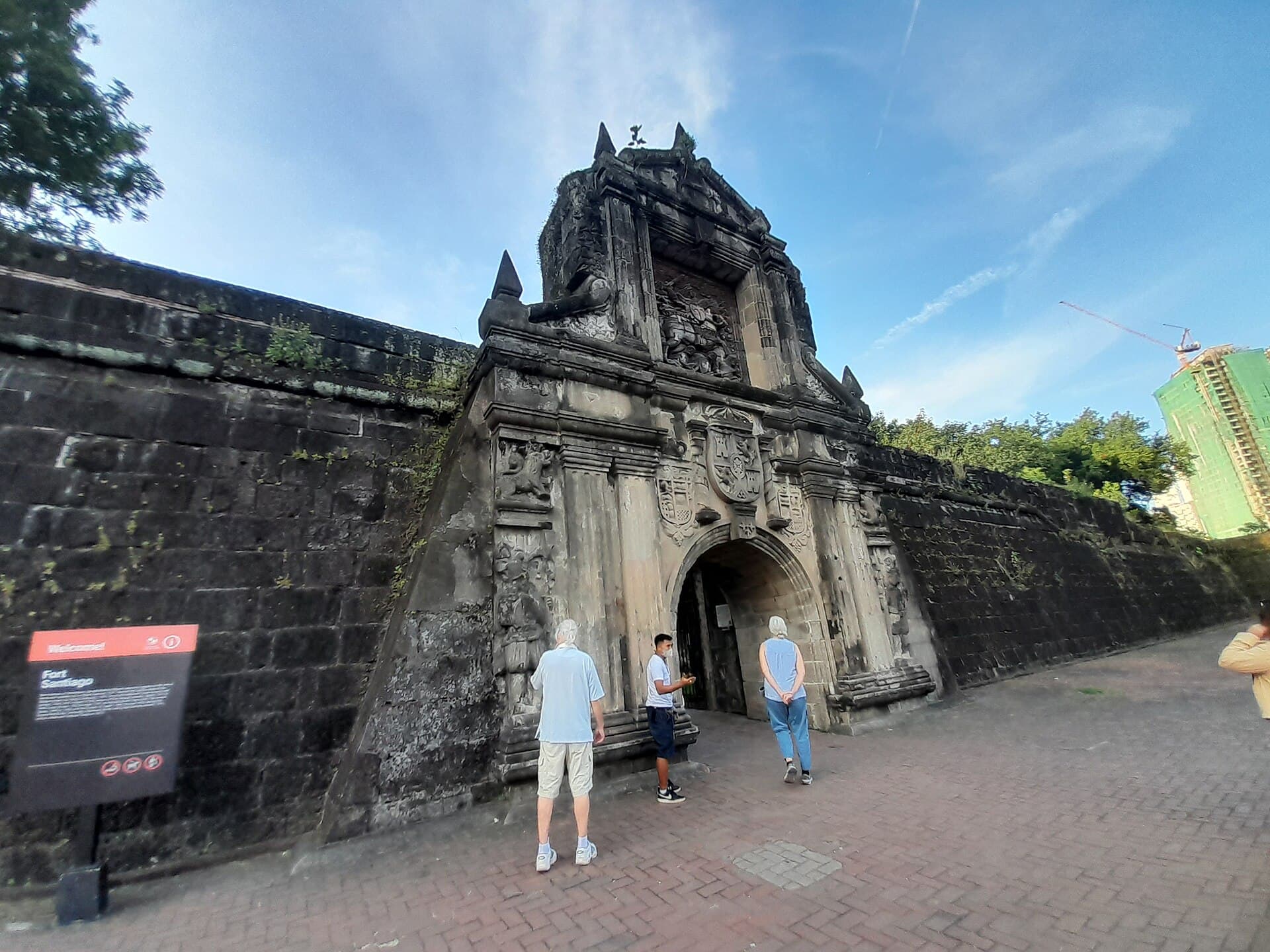 Facade of Fort Santiago in Intramuros, Manila