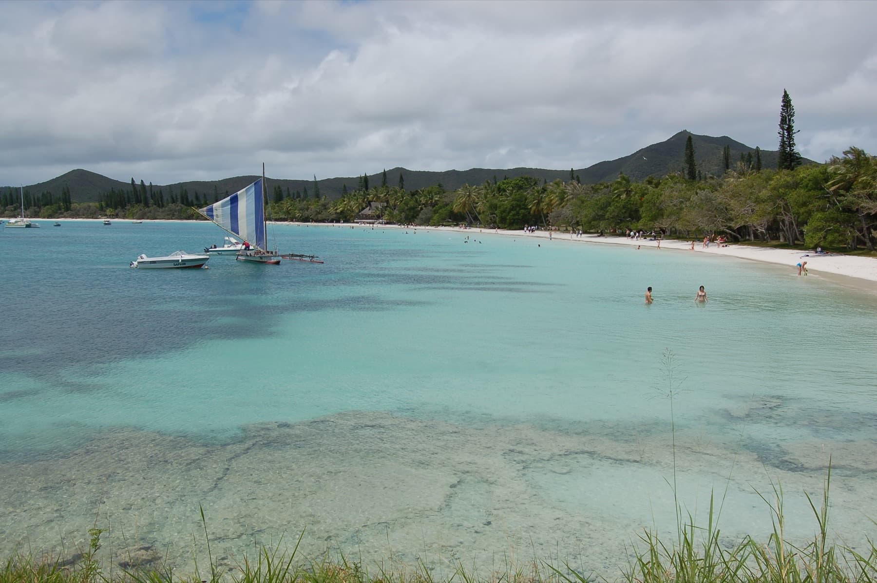 Kuto Bay shoreline on Île des Pins, New Caledonia
