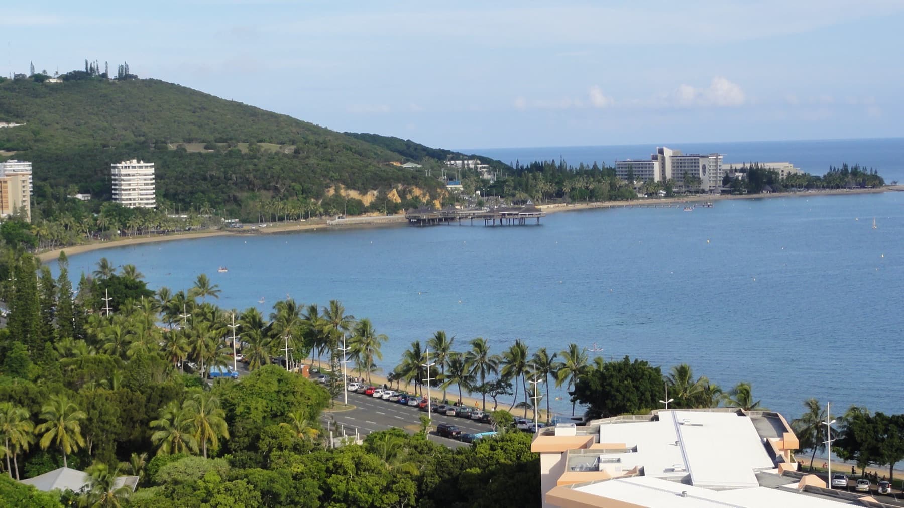 Anse Vata bay in Nouméa, New Caledonia