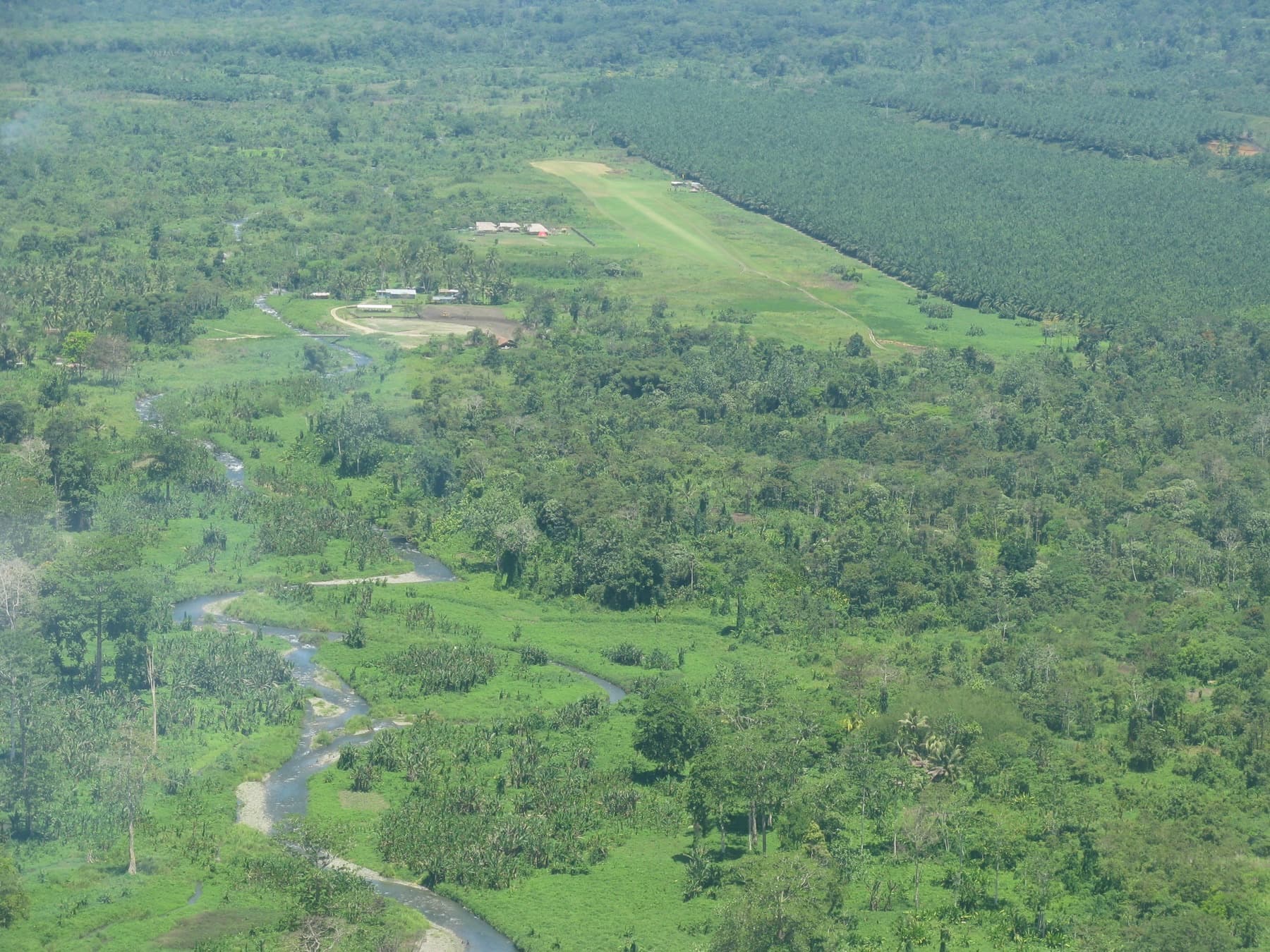 Kokoda village airstrip in Papua New Guinea