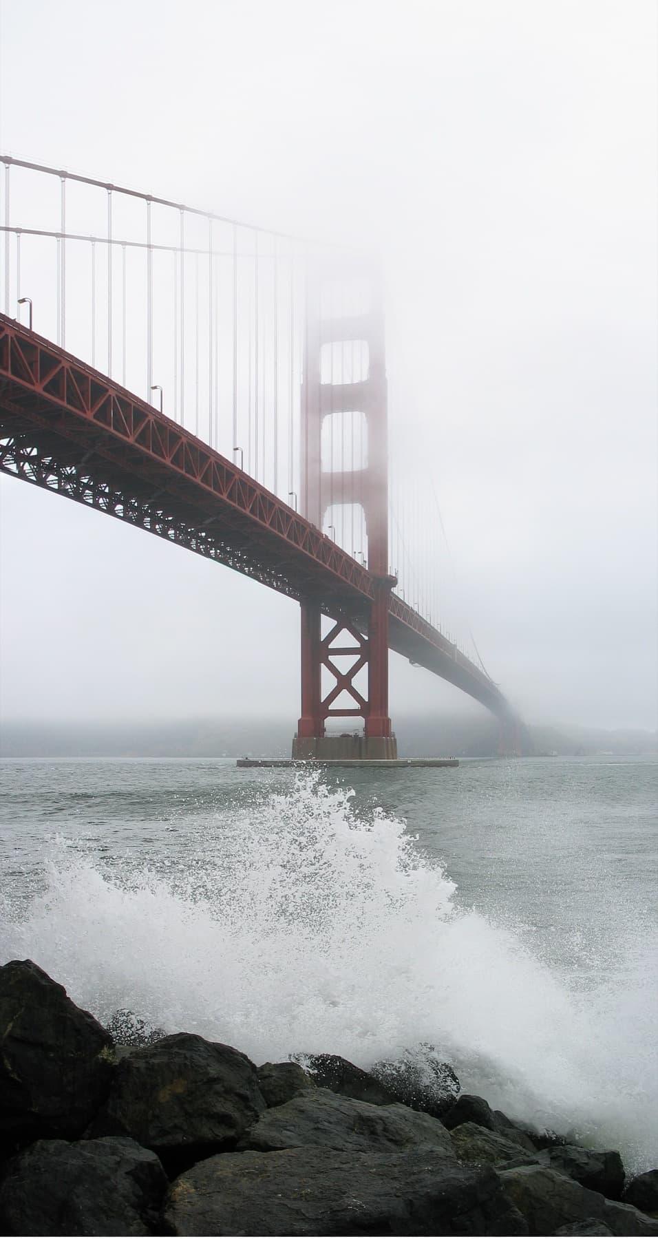 Golden Gate Bridge from Marshall's Beach