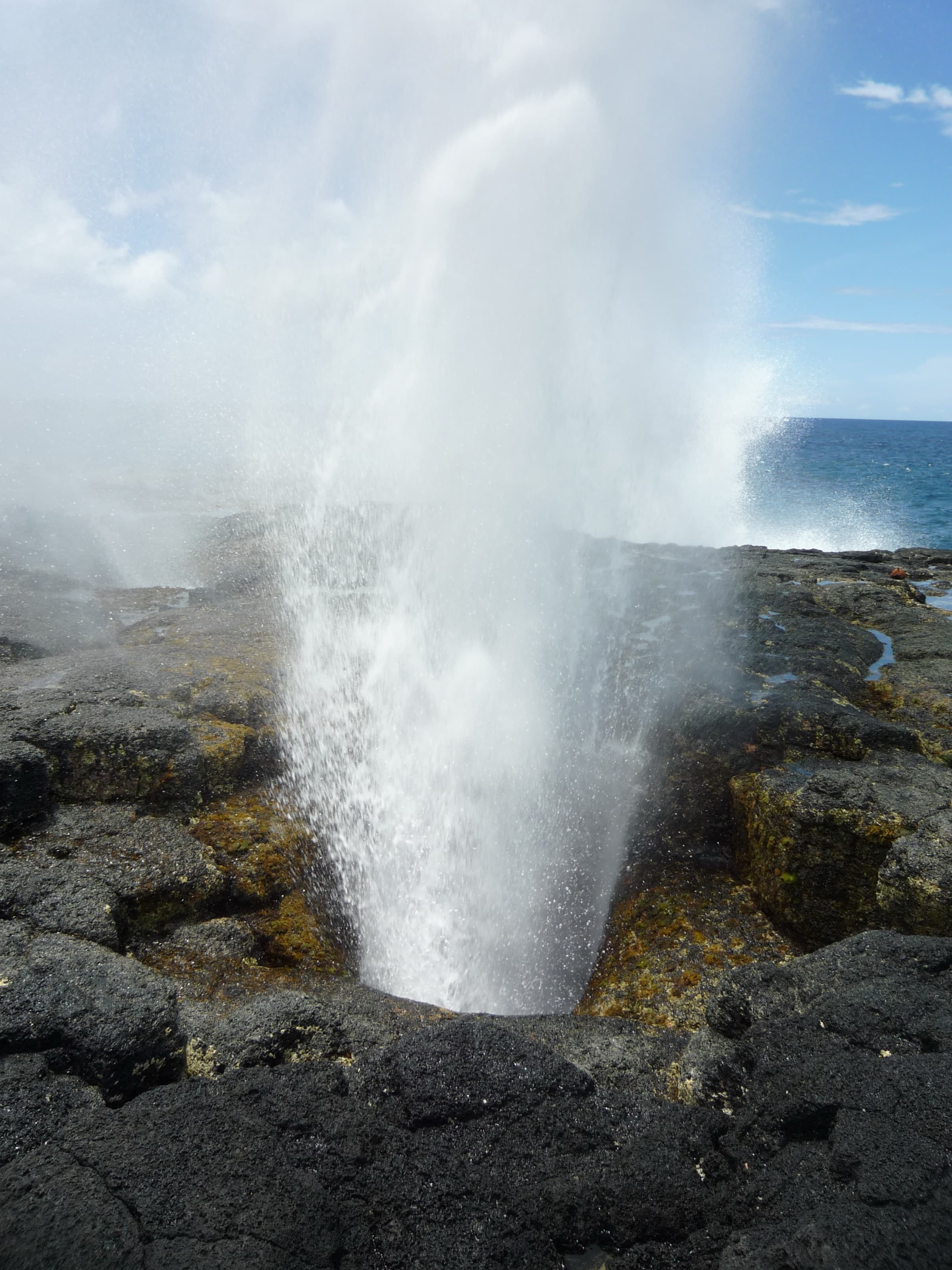 Coastal blowholes on Savaiʻi, Samoa