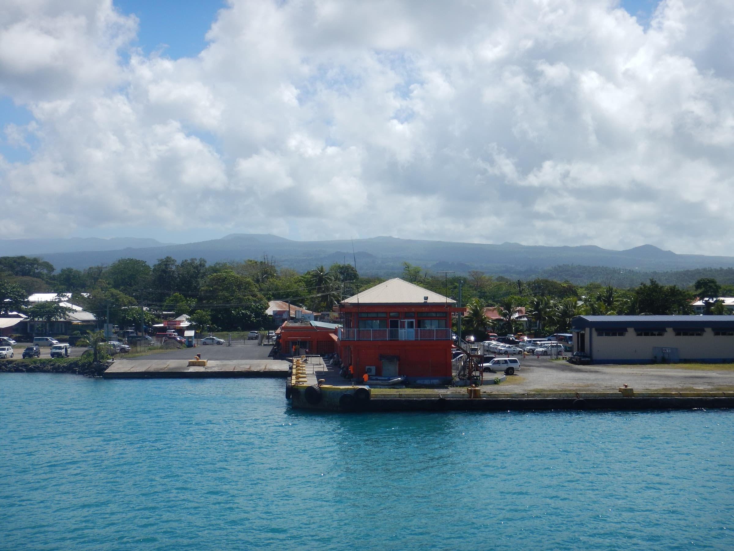 Salelologa wharf and ferry terminal on Savaiʻi, Samoa