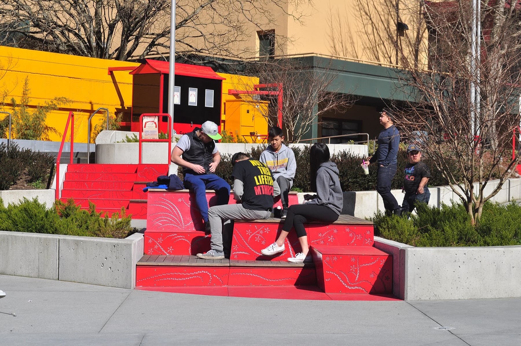 Hing Hay Park pavilion and open space in Seattle’s Chinatown–International District