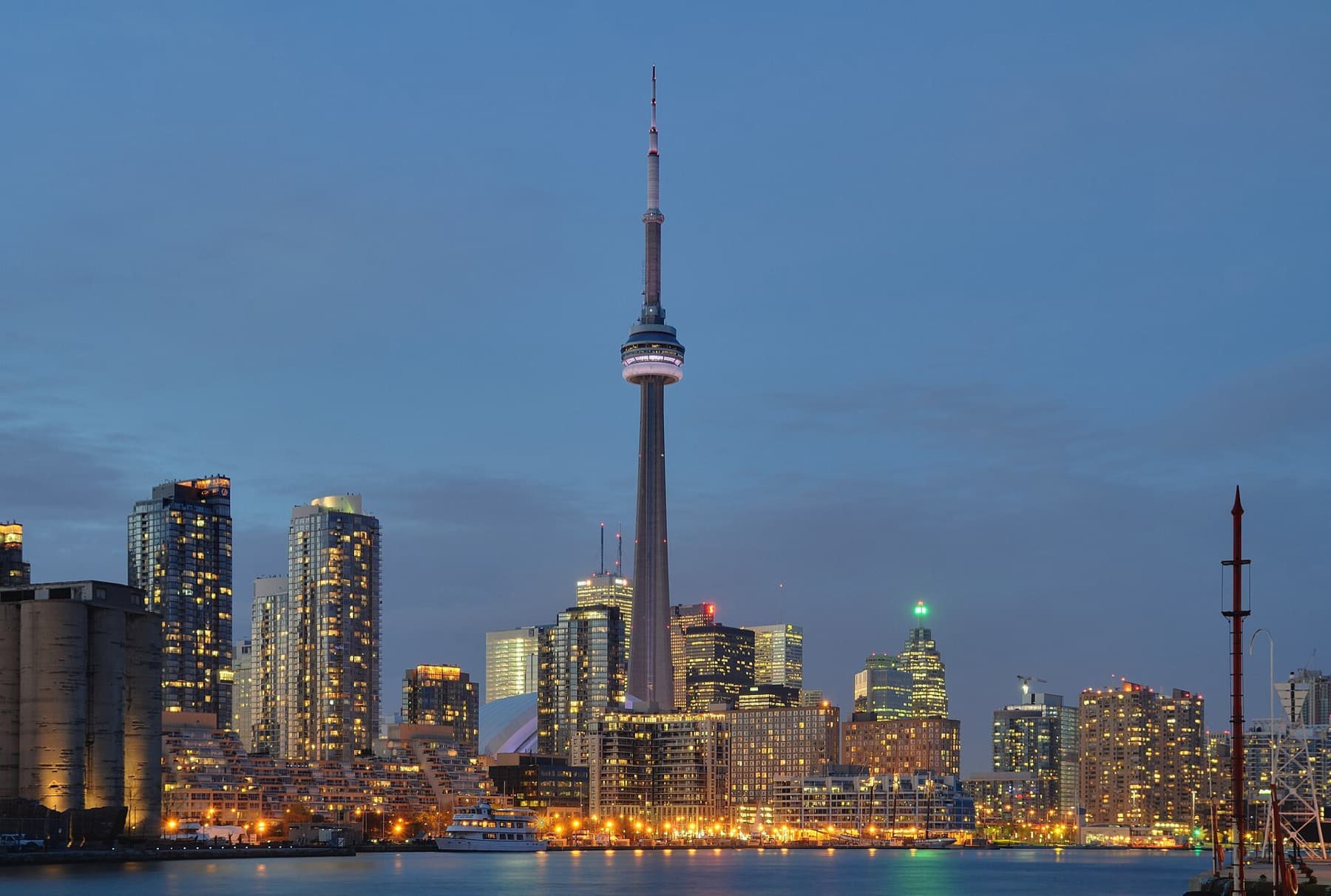 Toronto skyline from the water