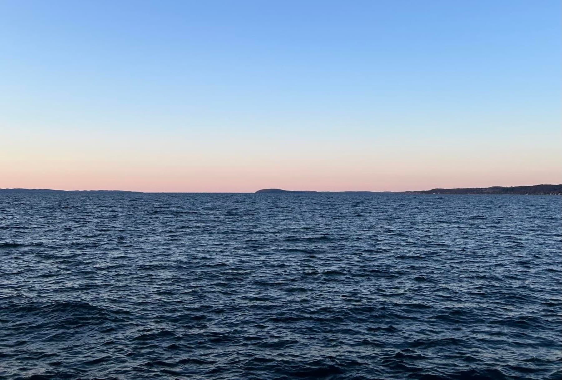 Grand Traverse Bay from Clinch Marina in Traverse City