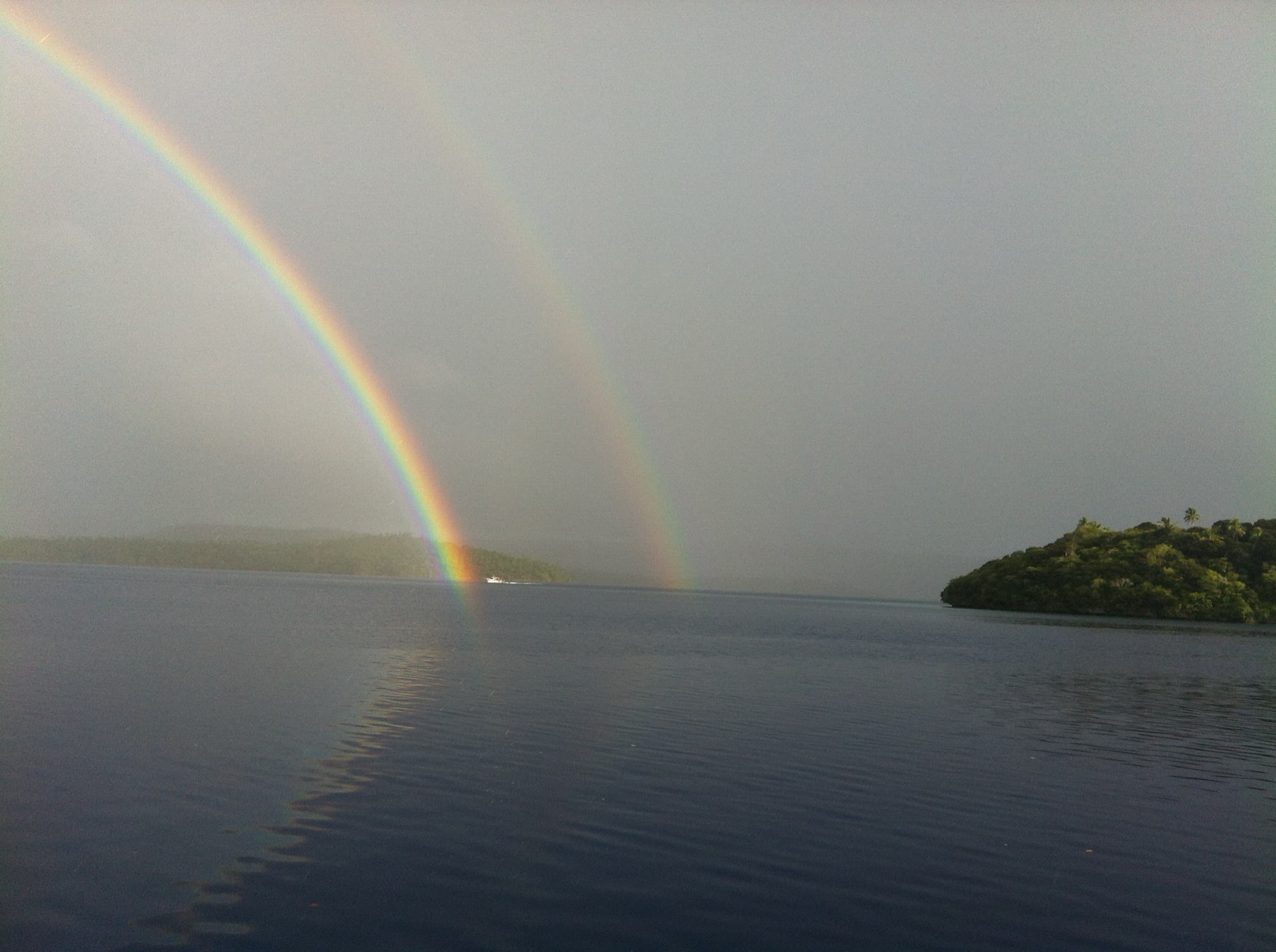 Approaches to Neiafu harbour past Lotuma Island, Vavaʻu